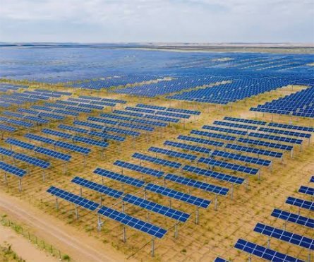 Huadian Urumqi 1GW 4GWh utility-scale energy storage project aerial view