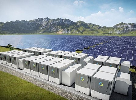 Soaring Electric energy storage PCS bidirectional converter cabinet beside battery container