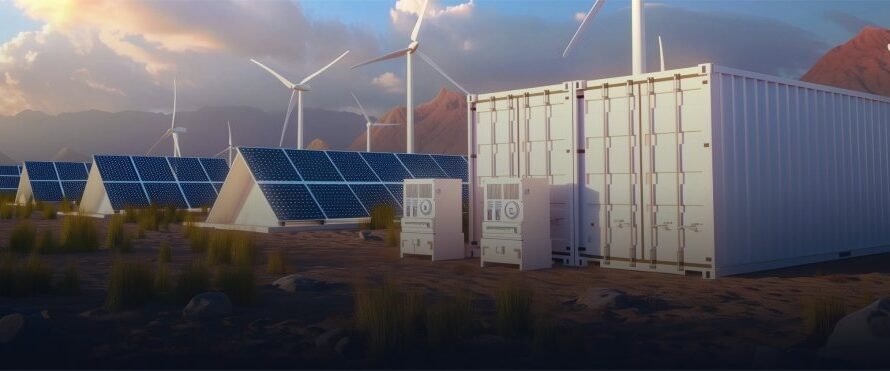 Xinhua Wushi 250MW 1GWh grid-forming energy storage project in Xinjiang China